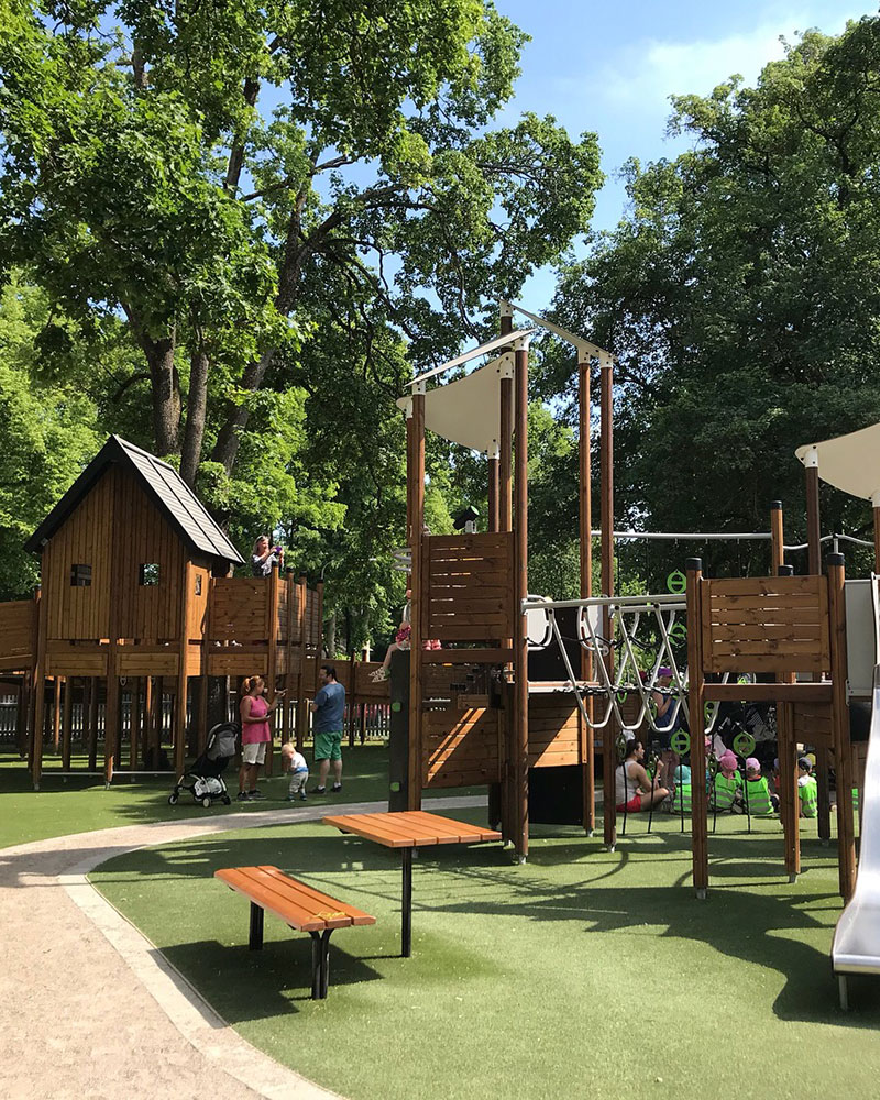 HAGS wooden playground.